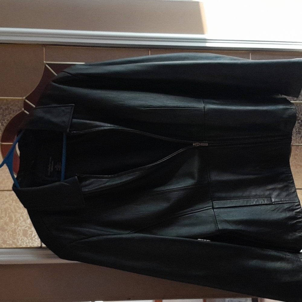 Women's leather jacket xl